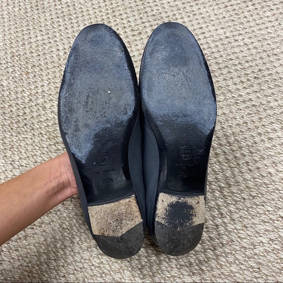 Authentic Chanel grey ballet flats 37.5 - Picture 9 of 12